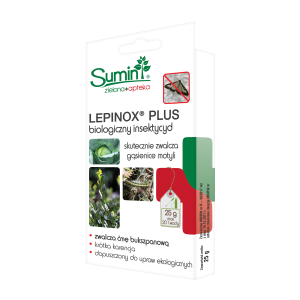 Lepinox Plus Zwalcza Gąsienice Motyli i Ćmę Bukszpanową 25 g