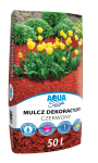 Mulcz dekoracyjny Aqua Save – czerwony – 50 l (paleta 48 szt.)
