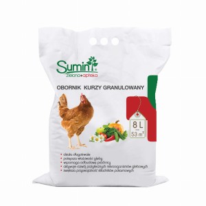 Obornik Kurzy Granulowany - Nawóz Naturalny 8 l Sumin