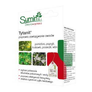 Tytanit - Poprawia Zawiązywanie Owoców Pomidora, Papryki, Truskawki, Porzeczki i Wiśni 50 ml Sumin