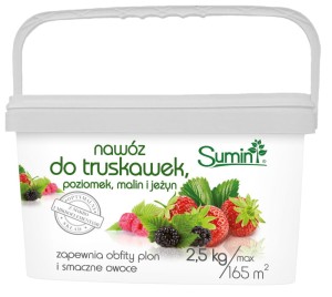 Nawóz Do Truskawek, Poziomek, Malin i Jeżyn 2,5 kg Sumin