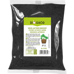 Węgiel aktywny kokosowy do roślin 0,9 L