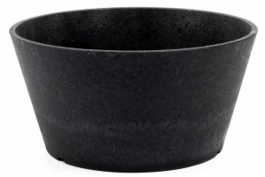 Doniczka czarna OCTAVIA  30x15cm Multy Home