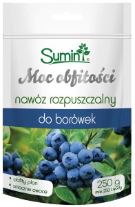 Nawóz rozpuszczalny do borówek Moc Obfitości 250 g Sumin