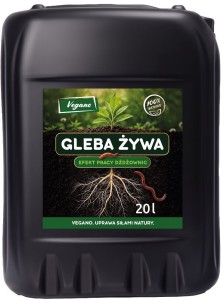Gleba żywa - efekt pracy dżdżownic 20 l Vegano