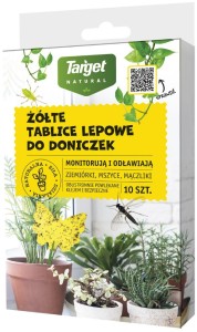 Żółte Tablice Lepowe Na Szkodniki Roślin Domowych – 10 szt. Target